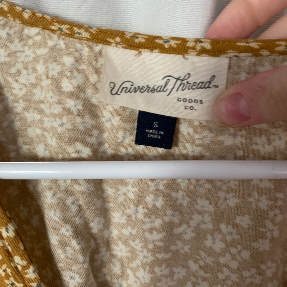 Universal Thread Midi Yellow Spring Dress - Picture 3 of 3